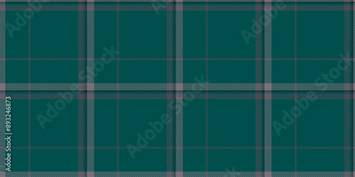 Close up pattern tartan seamless, nobility textile check background. Surface texture fabric vector plaid in teal and pastel colors.