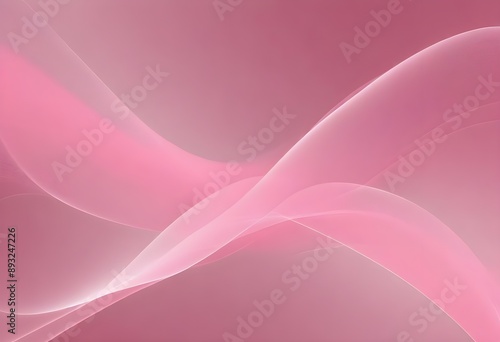 Pink swoosh illuminated by soft white light, creating an abstract glowing effect