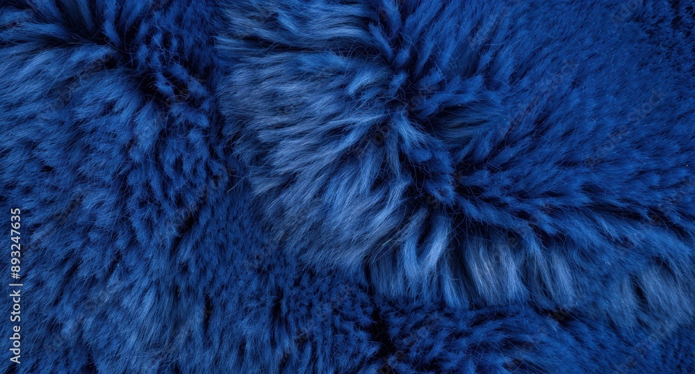 Soft and fluffy blue fur texture background Soft and fluffy blue fur texture background