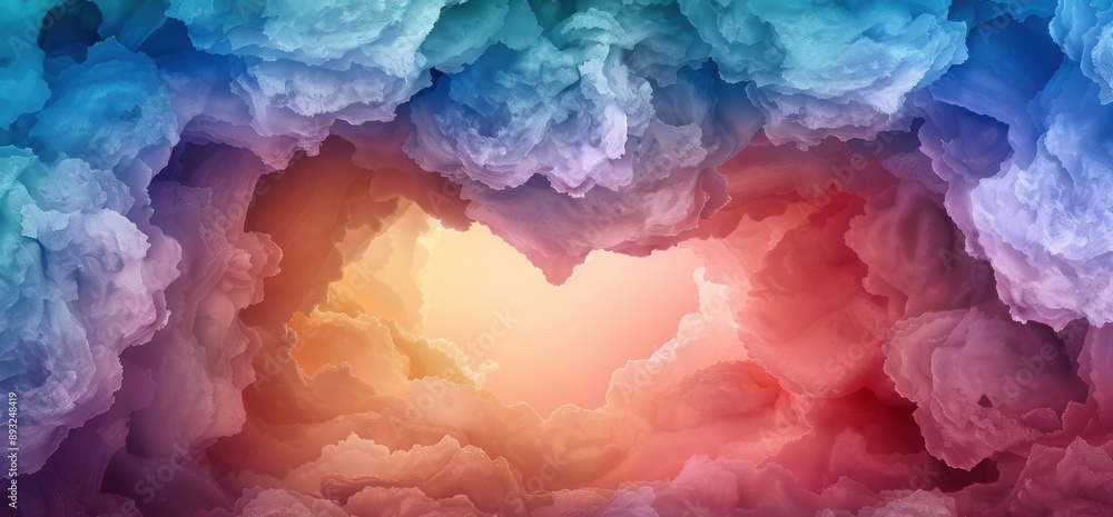 Vibrant Cloudy Sky at Sunset Vibrant Cloudy Sky at Sunset