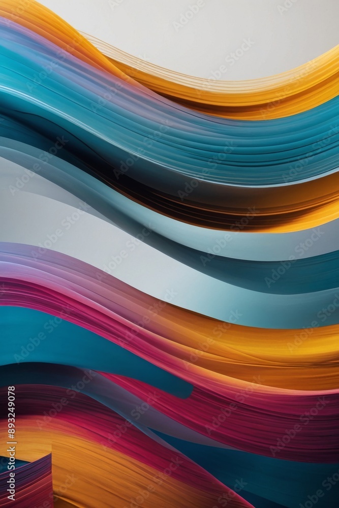 An abstract depiction of musical staves transformed into waves symbolizing sound. An abstract depiction of musical staves transformed into waves symbolizing sound.