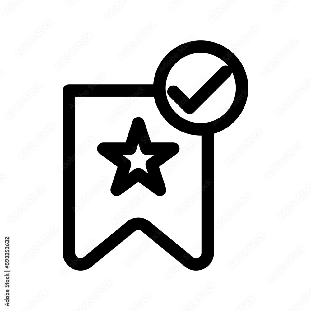 Bookmark icon template Bookmark icon template