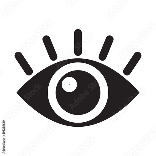 Eye icon, eyeball icon