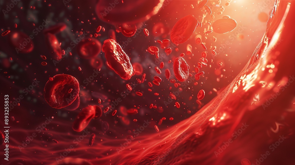 The smallest components of blood cells. The smallest components of blood cells.