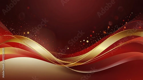 Luxury abstract background with golden lines on dark, modern backdrop concept 3d style. Illustration from vector about modern template deluxe design.