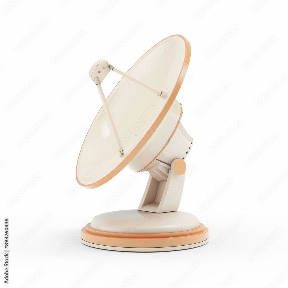 satellite dish isolated on white background satellite dish isolated on white background