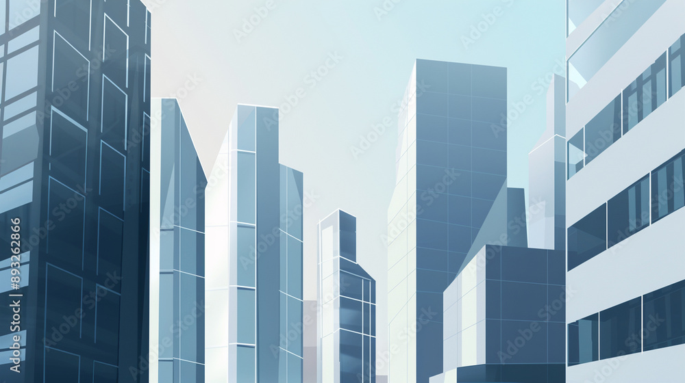 A futuristic skyscraper with a sleek, reflective glass facade rising against a clear blue sky, showcasing modern urban architecture and advanced design A futuristic skyscraper with a sleek, reflective glass facade rising against a clear blue sky, showcasing modern urban architecture and advanced design