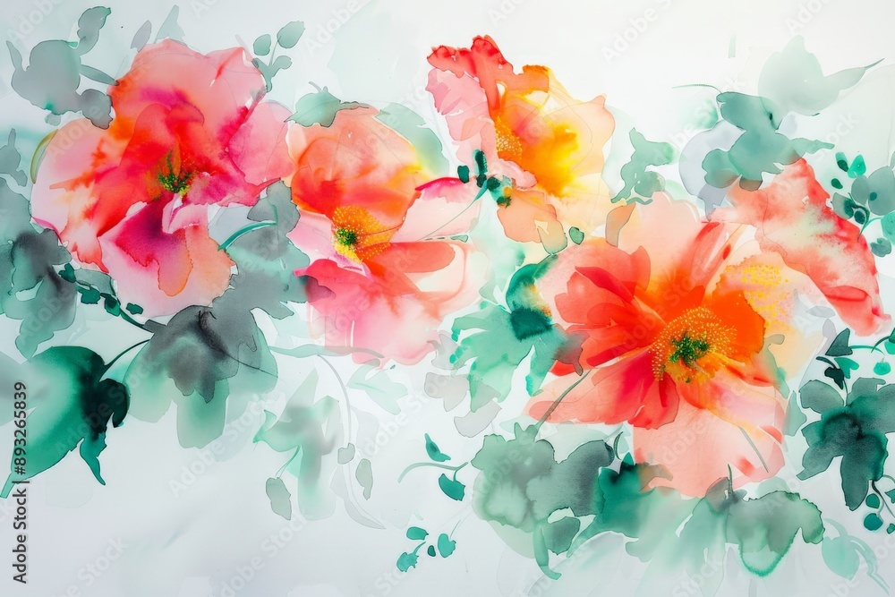 watercolor painting flowers watercolor painting flowers