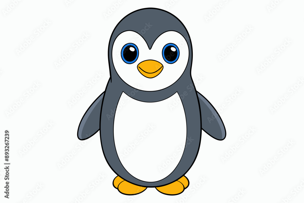 Obraz premium Penguin Animal Vector Illustration
