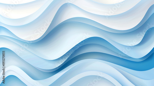 Abstract background Modern blue, background,abstract blue background with smooth lines and waves, abstract background with soft gradient color and dynamic shadow on background 