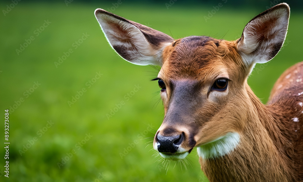 Fototapeta premium deer in the grass