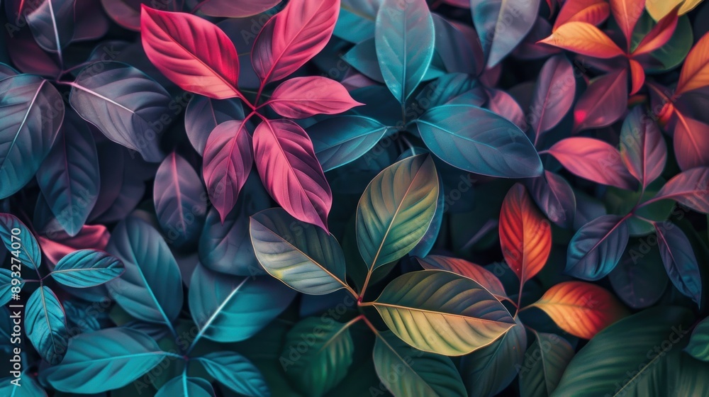 Vibrant Leaves Pattern Vibrant Leaves Pattern
