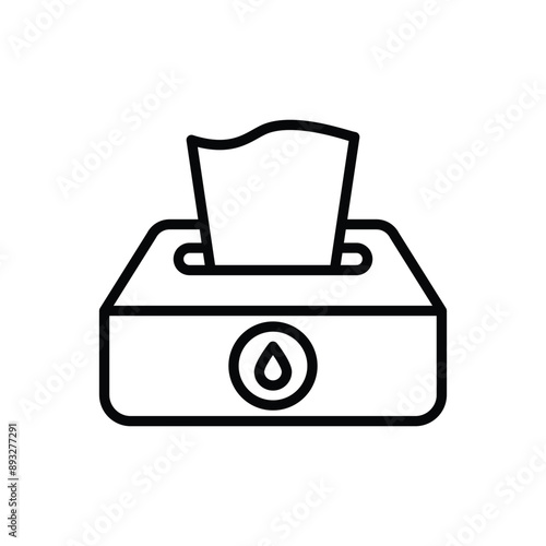 Napkin vector icon