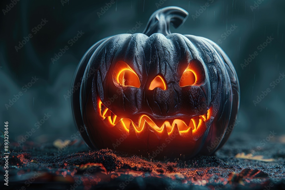 3d scary pumpkin background 3d scary pumpkin background
