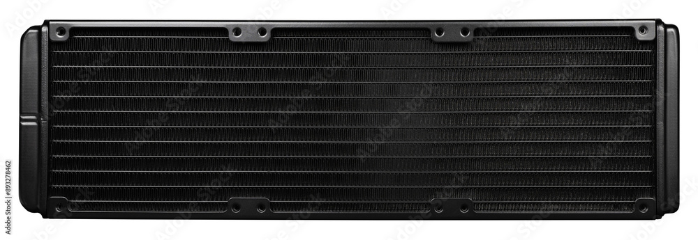 Computer hardware parts black and white Liquid cooling radiators made from copper water cooling Computer hardware parts black and white Liquid cooling radiators made from copper water cooling