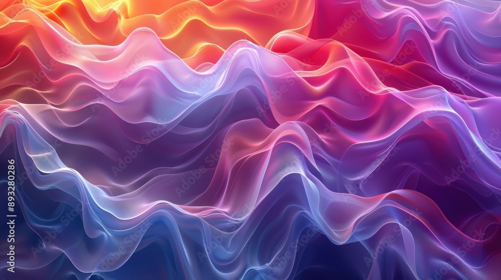Abstract Colorful Wavy Lines and Figures Creating a Mess Abstract Colorful Wavy Lines and Figures Creating a Mess