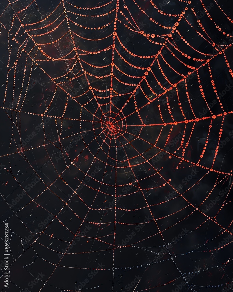 A close-up view of a spider web, intricate and detailed, highlighted against a dark background, showcasing artistry in nature. A close-up view of a spider web, intricate and detailed, highlighted against a dark background, showcasing artistry in nature.