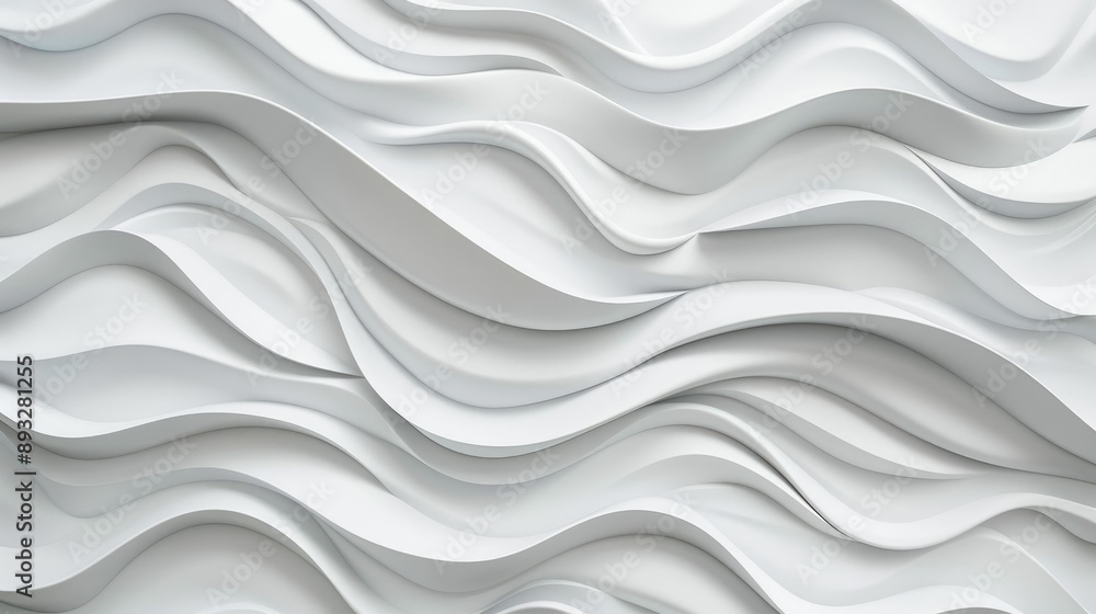 Smooth wavy lines forming a continuous abstract geometric pattern Smooth wavy lines forming a continuous abstract geometric pattern