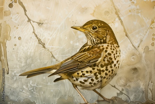 Song thrush (Turdus philomelos)