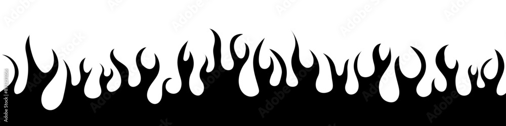Fire Flame Background. Vector Illustration. Fire Flame Background. Vector Illustration.
