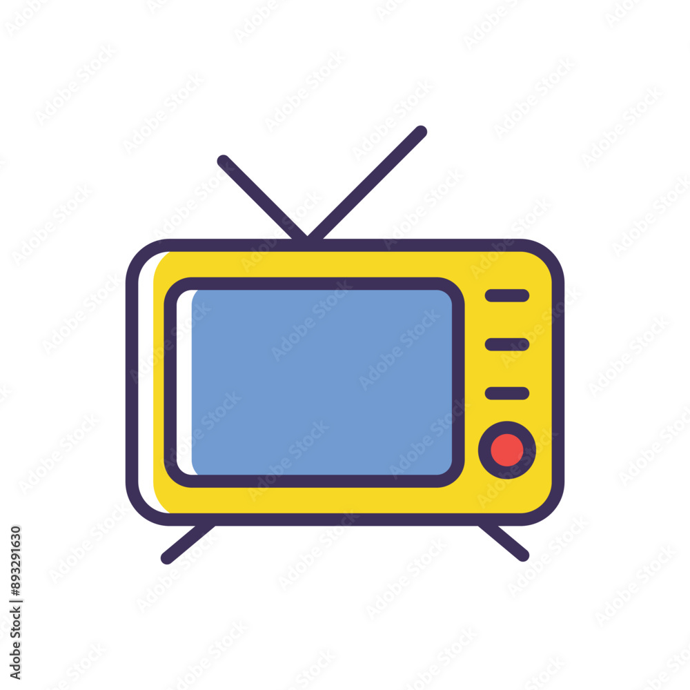 Television vector icon Television vector icon