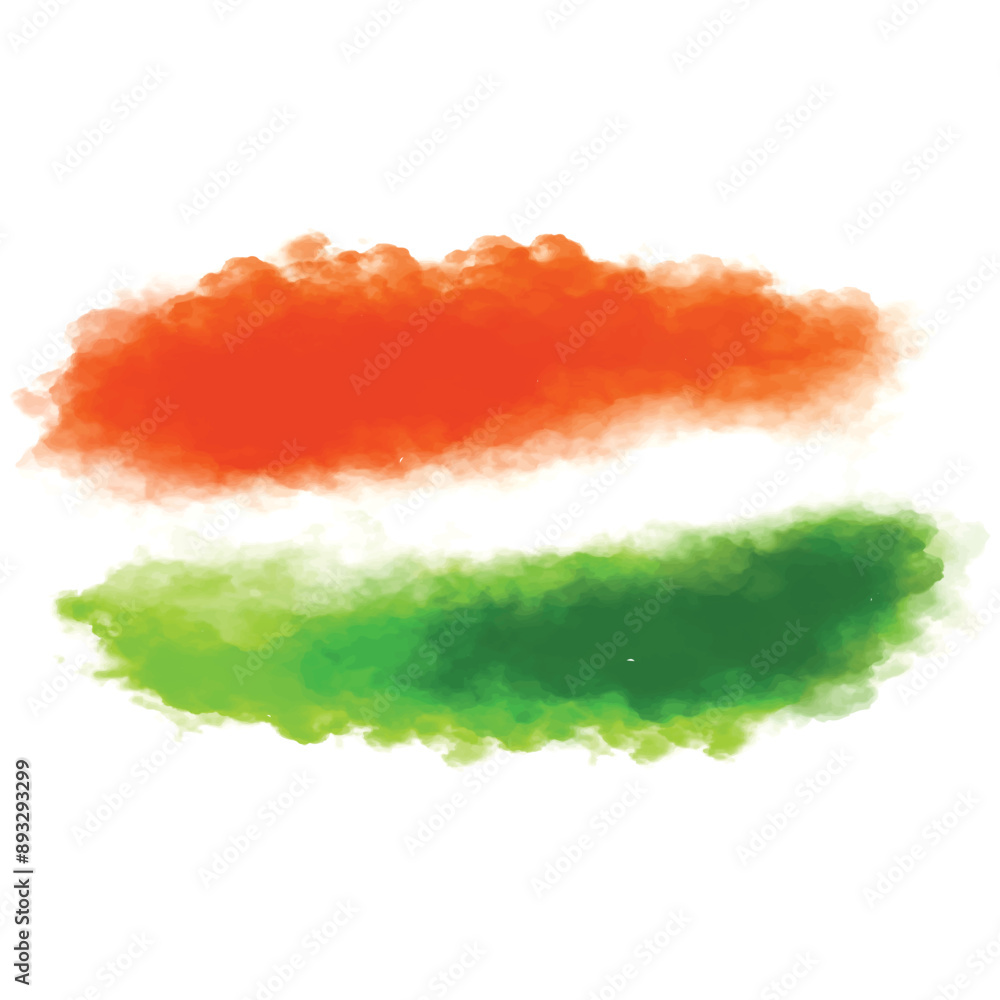 Tricolor brush splash india independence day design Tricolor brush splash india independence day design