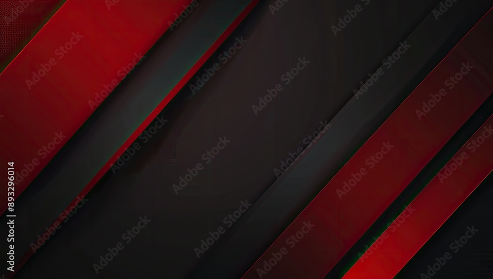 Abstract Red and Black Geometric Design Abstract Red and Black Geometric Design