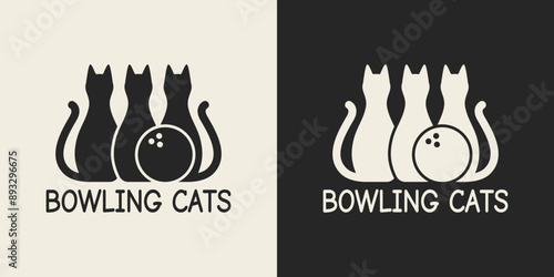 A sitting cat shaped like a bowling pin is suitable for printable products.