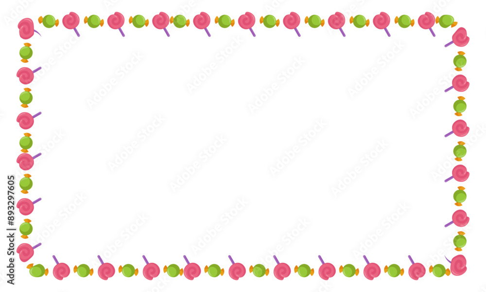 Hand drawn halloween frame template design Hand drawn halloween frame template design