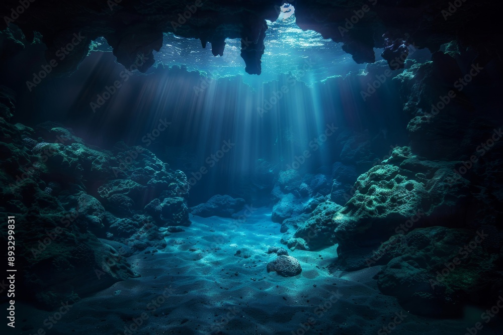 Mysterious depths below present a hidden and intriguing world waiting to be explored. Mysterious depths below present a hidden and intriguing world waiting to be explored.