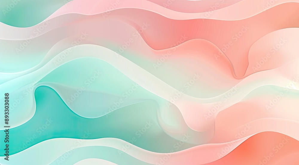 Pastel Abstract Wavy Pattern Pastel Abstract Wavy Pattern