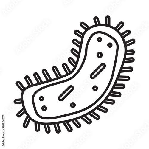 protist line icon 