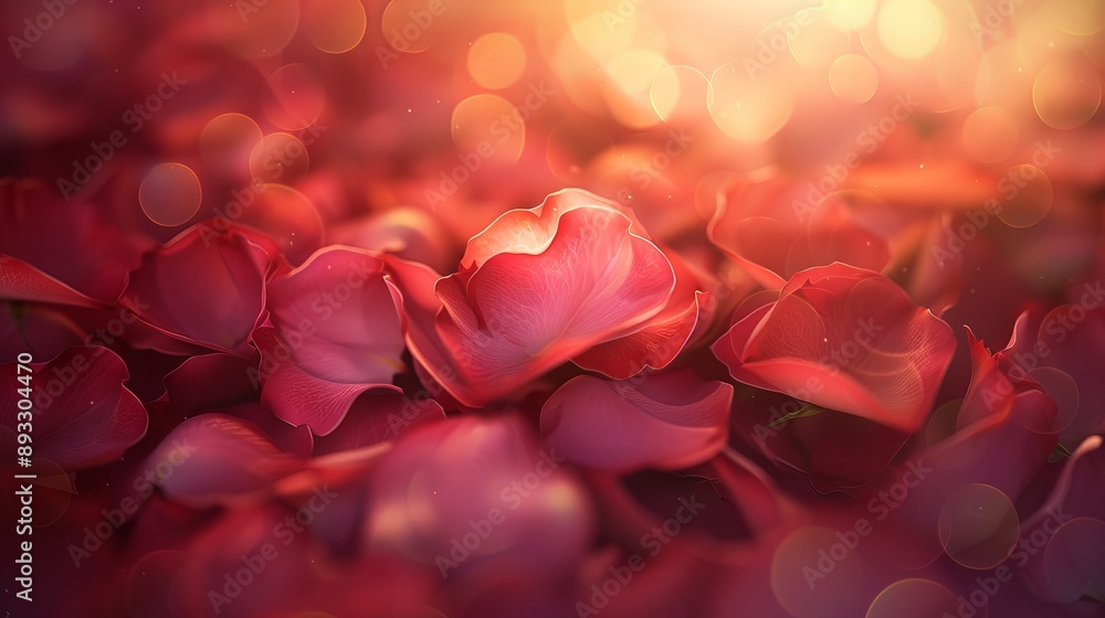 Red rose petals on the background. Red rose petals on the background.