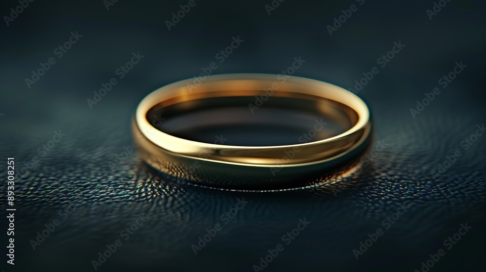 Minimalism and luxury: a gold ring brought to life by a simple background. Minimalism and luxury: a gold ring brought to life by a simple background.