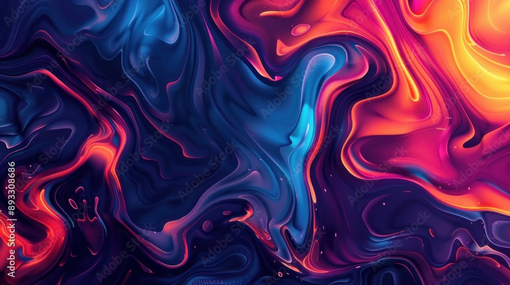 Abstract Swirling Colors Abstract Swirling Colors