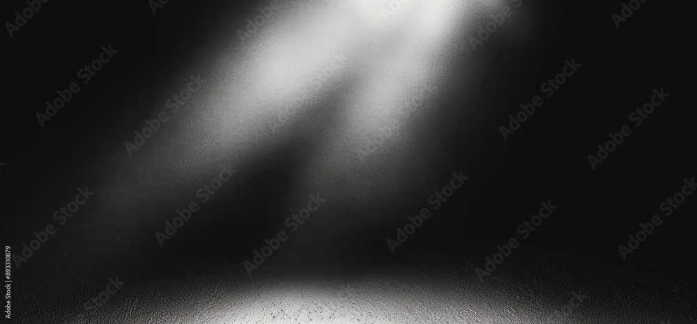 Dramatic Light Beam in Darkness Dramatic Light Beam in Darkness