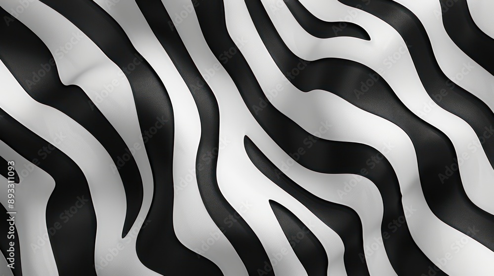 close-up black and white zebra pattern with realistic texture close-up black and white zebra pattern with realistic texture