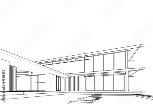 architectural  drawing of a building