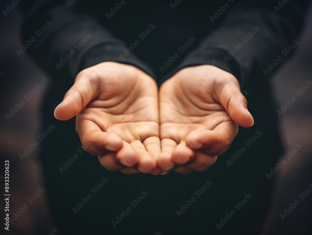 Hands holding nothing Hands holding nothing