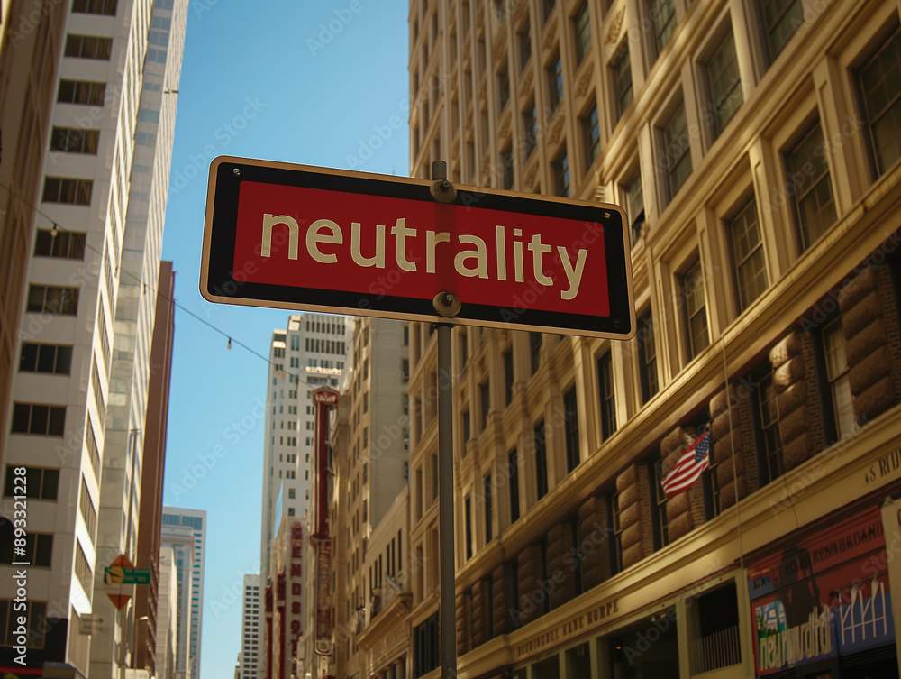 Obraz premium neutrality sign