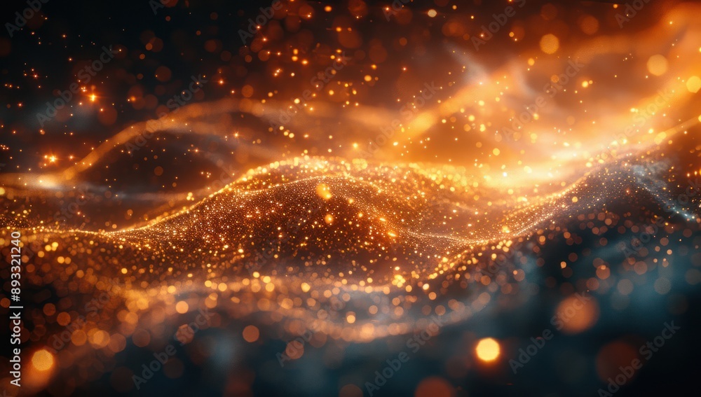 Abstract Gold Glitter Background Abstract Gold Glitter Background