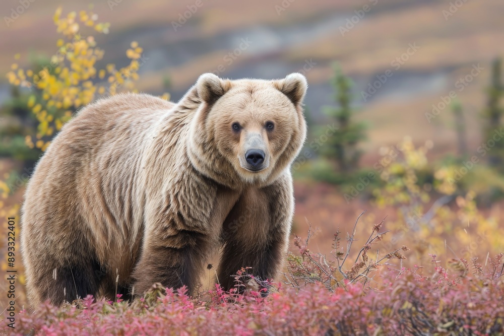 Fototapeta premium Brown Bear taken in Denali National Park