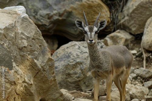 Klipspringer, Oreotragus oreotragus, adult female