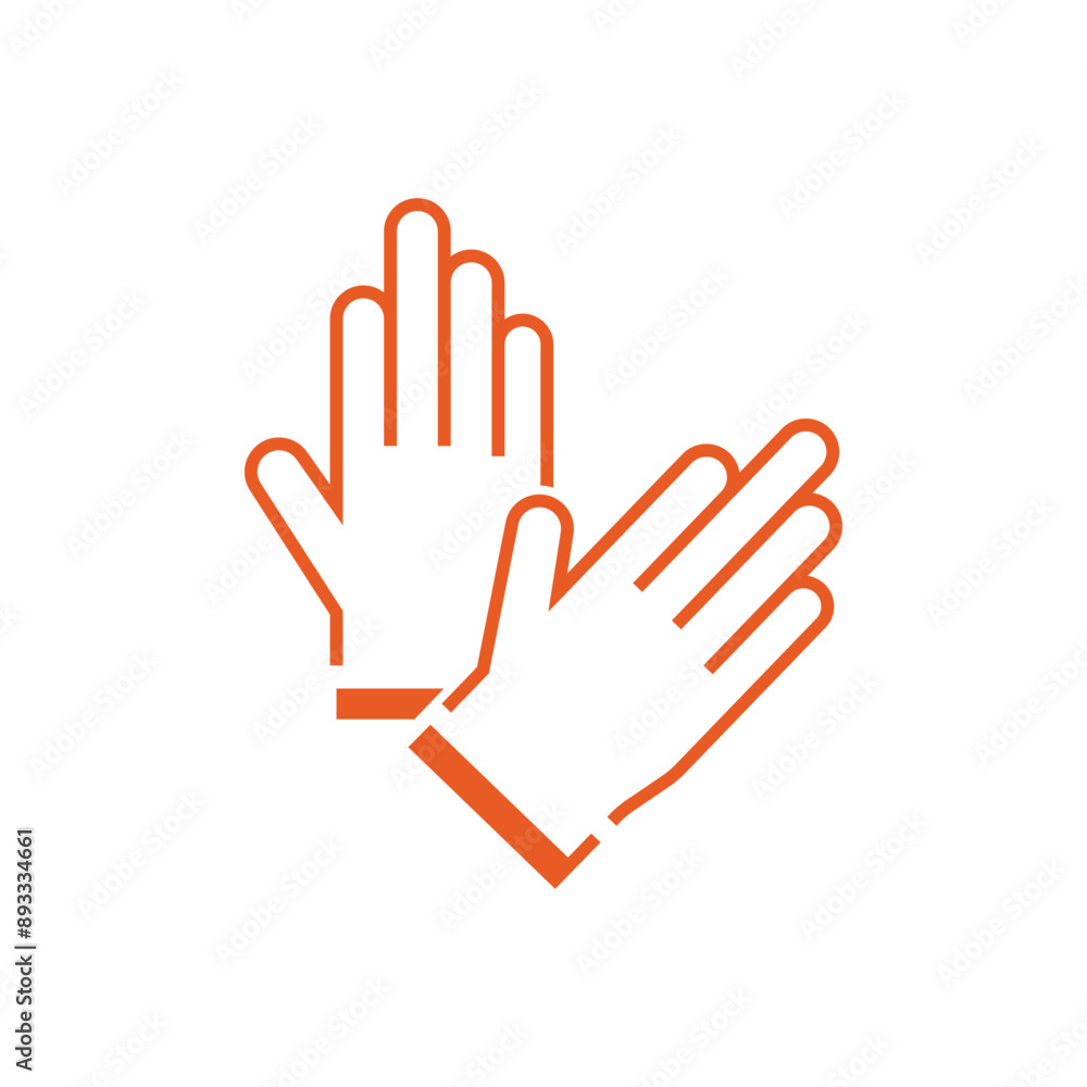 Farmer gloves icon Farmer gloves icon