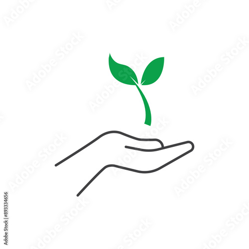 Seed plant icon