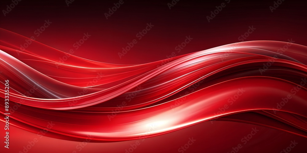 Abstract background with waves Modern Luscious Red Red Lines Shapes Generative AI Abstract background with waves Modern Luscious Red Red Lines Shapes Generative AI