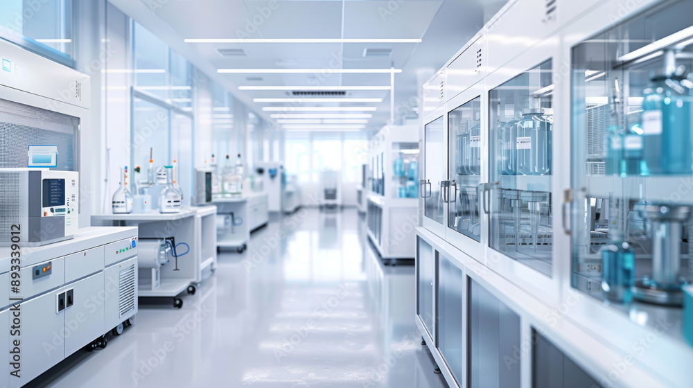 Medicine production factory, State-of-the-art biotech manufacturing facility with advanced equipment for medicine production. Medicine production factory, State-of-the-art biotech manufacturing facility with advanced equipment for medicine production.