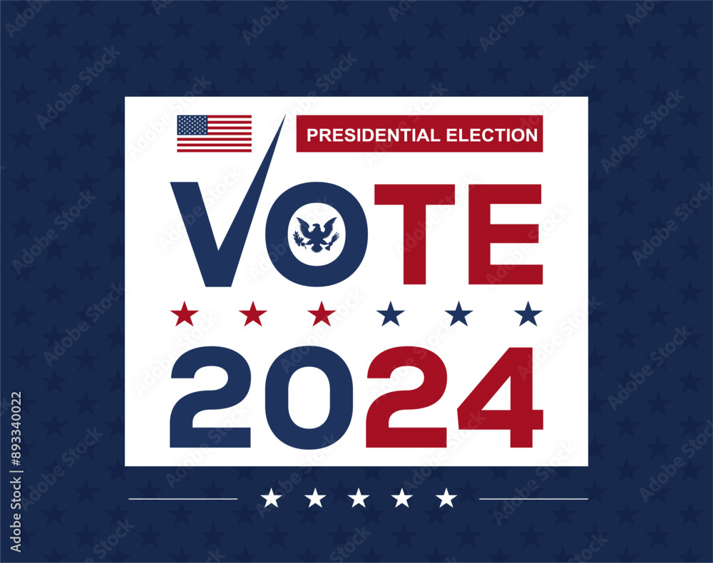 US presidential election vote November 2024 design, background, banner, poster, template, campaign, social media feed. Best for US vote 2024 campaign. vector illustration US presidential election vote November 2024 design, background, banner, poster, template, campaign, social media feed. Best for US vote 2024 campaign. vector illustration