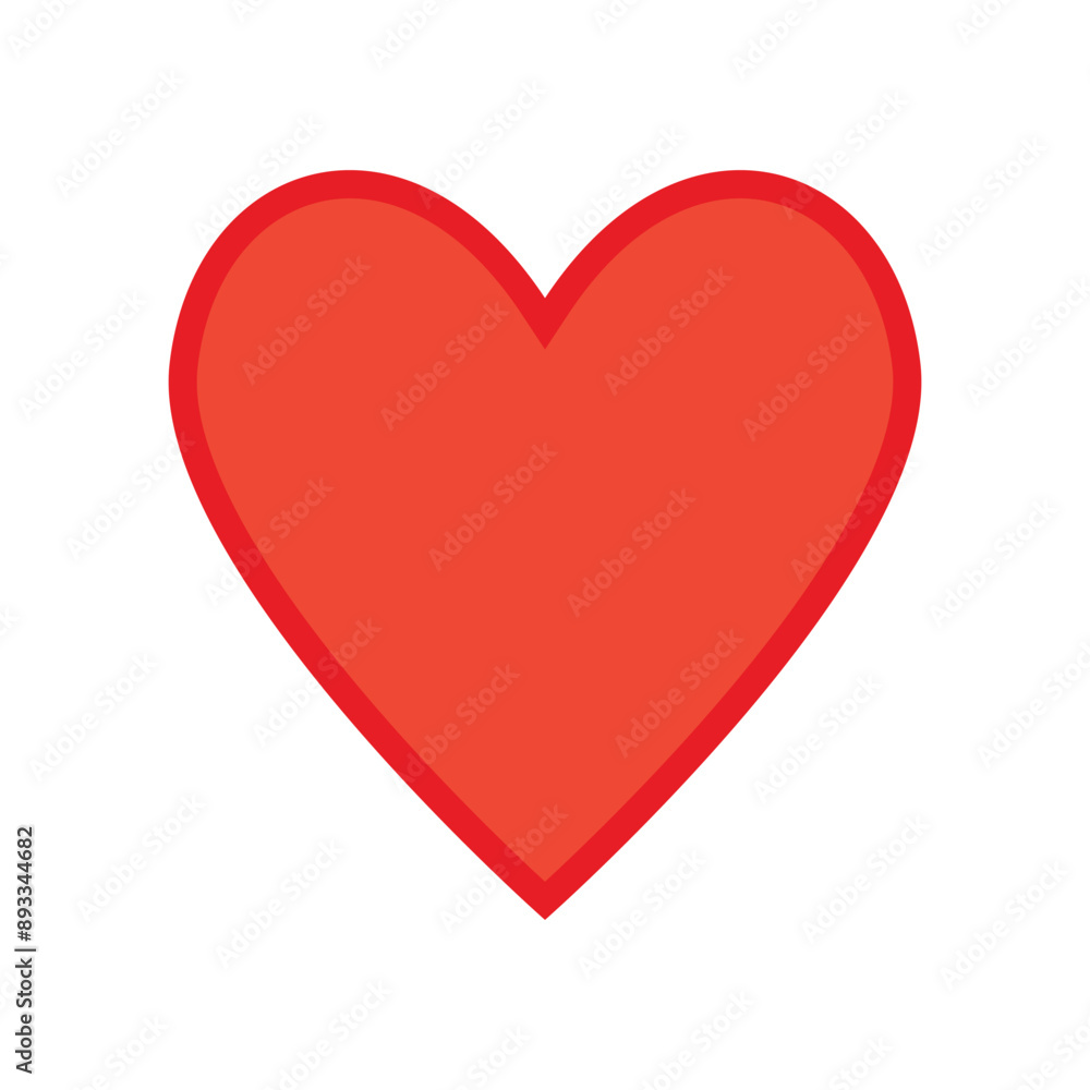 Heart emoji vector symbol sign icon Heart emoji vector symbol sign icon
