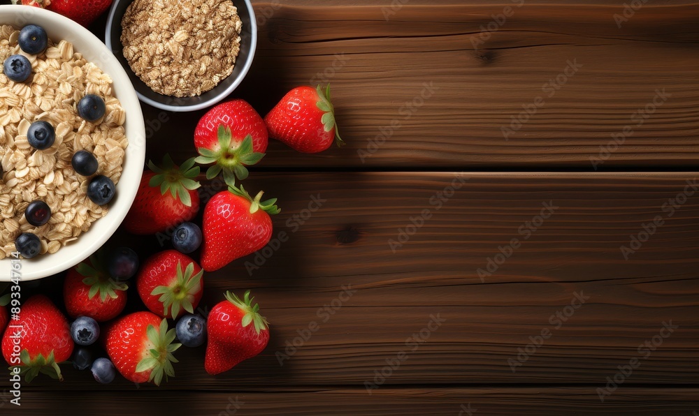 Mix of fresh raspberries, blueberries, and a few slices of banana healthy food Mix of fresh raspberries, blueberries, and a few slices of banana healthy food